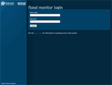 Tablet Screenshot of floodmonitoraustralia.com